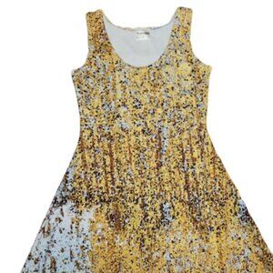 COWCOW Glitter Sequin Print Dress || Small EUC